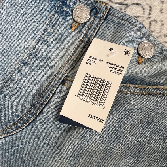 Buffalo David Bitton Holly Women's Vintage Overalls Shorts - Picture 9 of 9